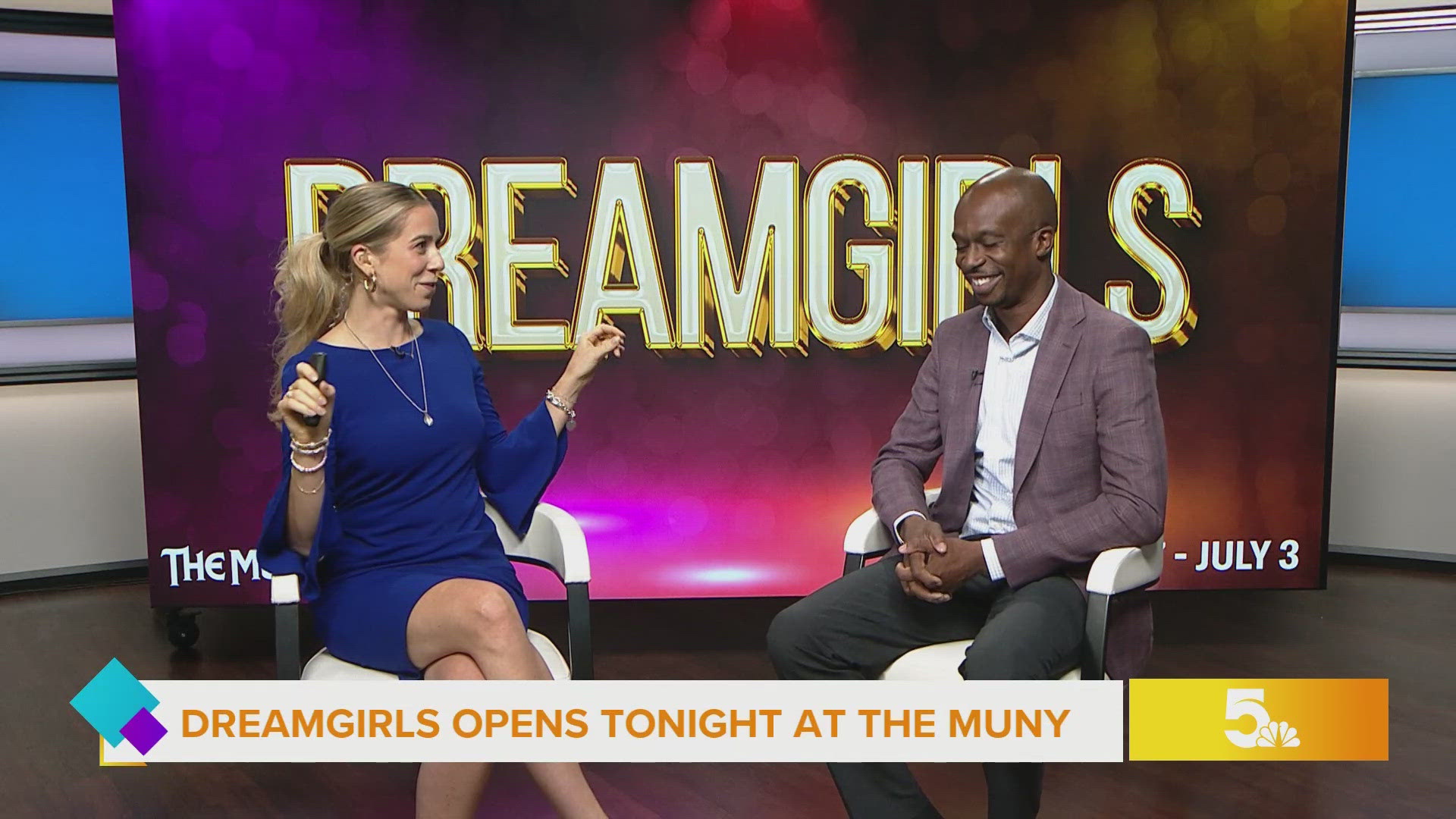 Muny president and CEO Kwofe Coleman joined Mary Caltrider live in the studio to share the excitement about Dreamgirls' opening night.
