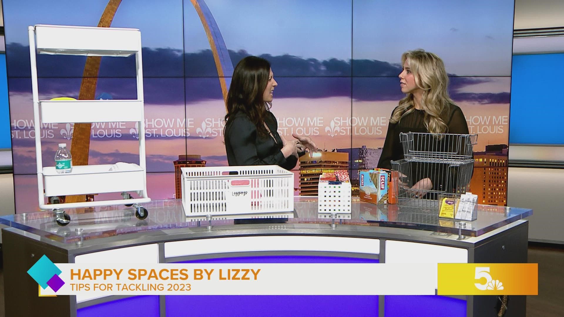 Happy Spaces by Lizzy, the St. Louis based organizing company, shares simple ideas to help you keep those resolutions on track!