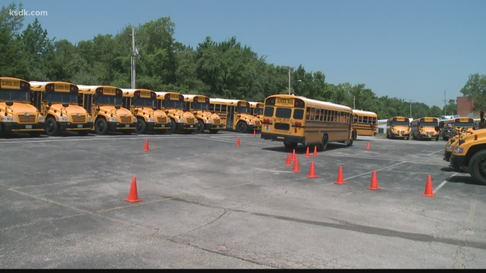 Several school districts are heading back to school and the first day of class is expected to be a hot one. A heat advisory is in place. School districts said they have a plan in place to keep students safe.