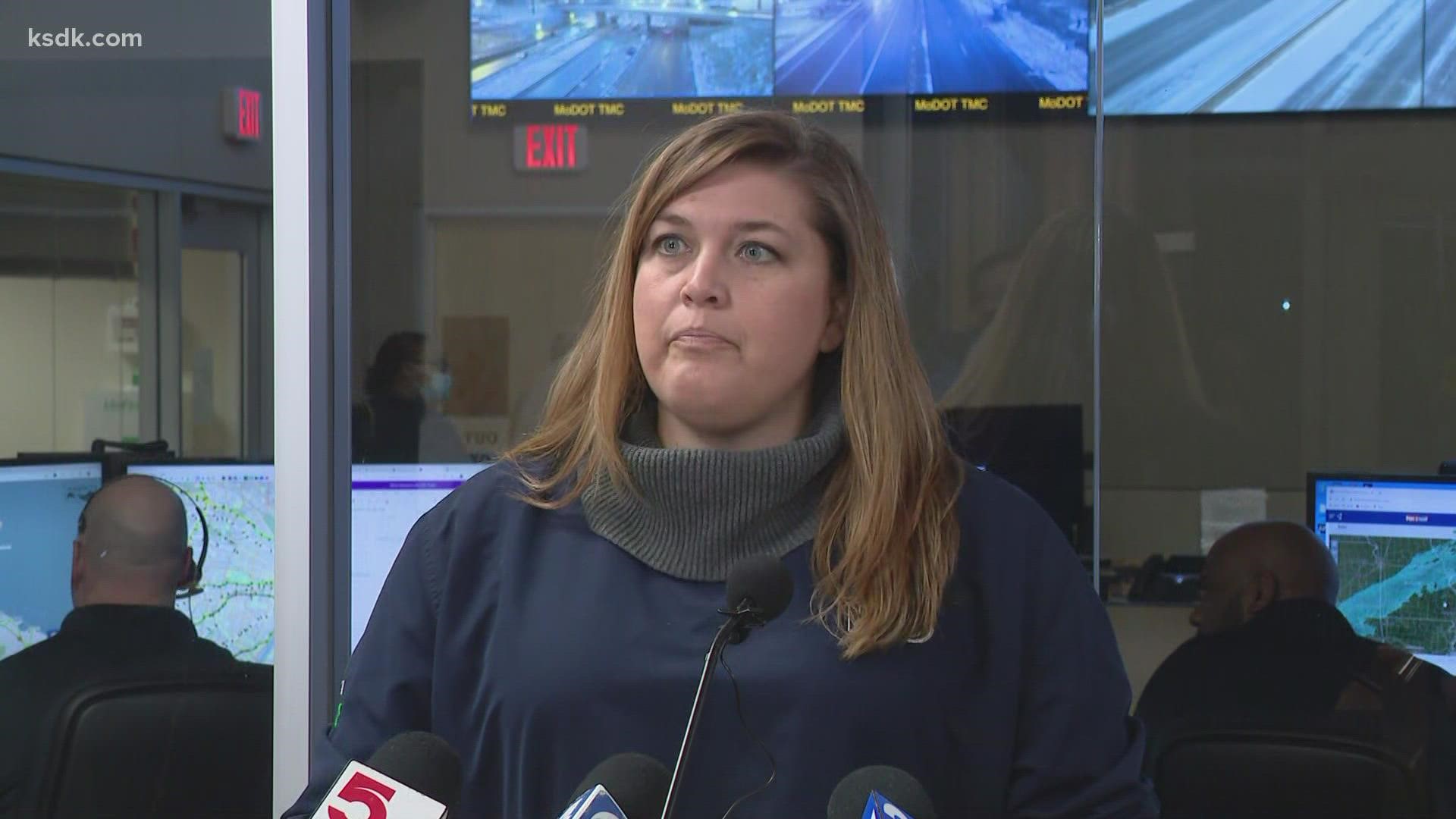Officials with the Missouri Department of Transportation are giving an update on treatment and road conditions ahead of the morning rush.