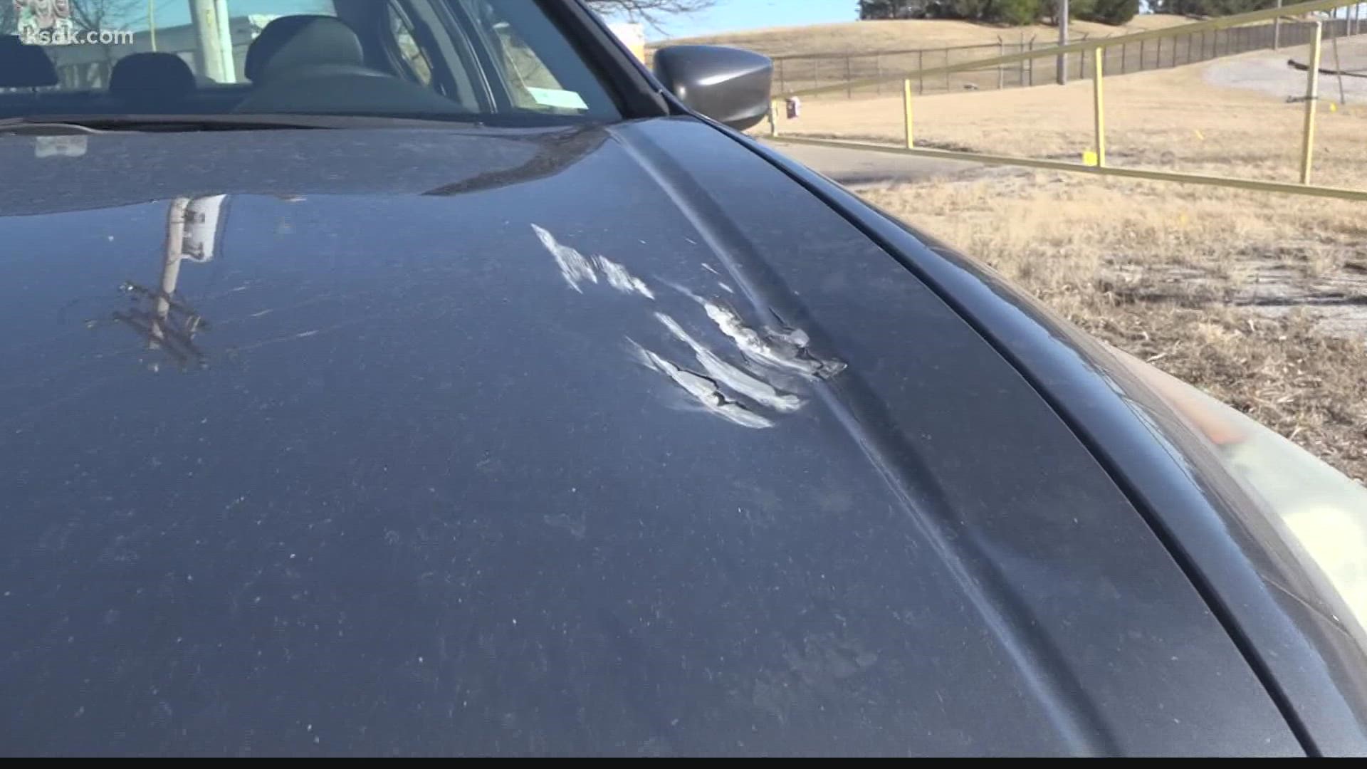 It happened on eastbound Highway 370, under the overpass for Earth City Expressway.