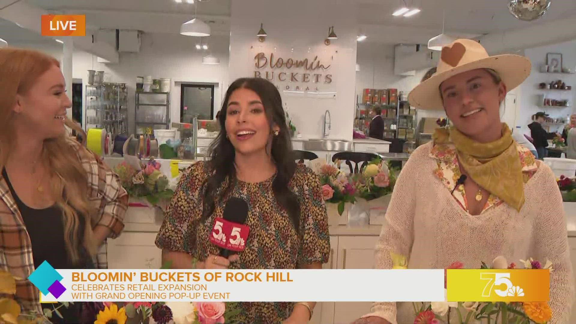 Bloomin’ Buckets of Rock Hill celebrates retail expansion with grand