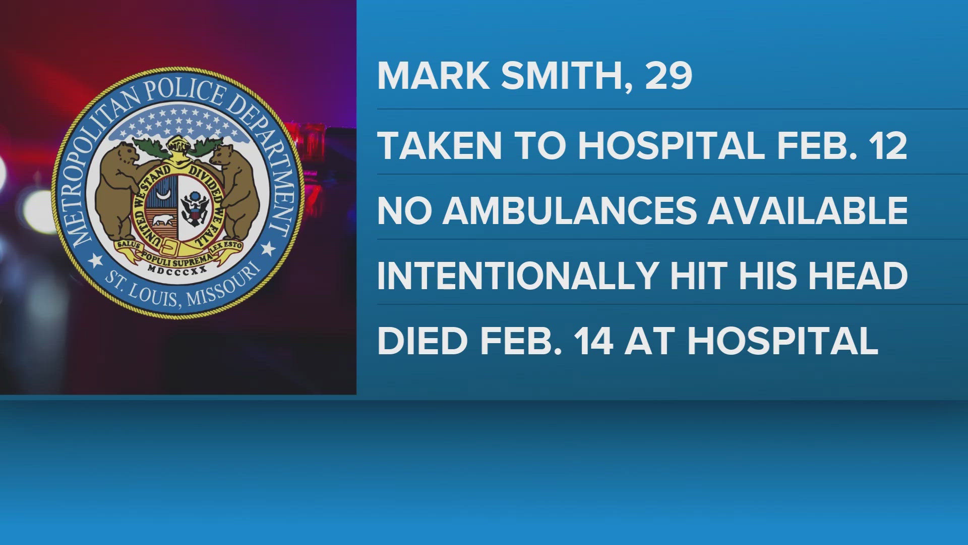 Man dies after injuring himself inside St. Louis patrol vehicle, police ...
