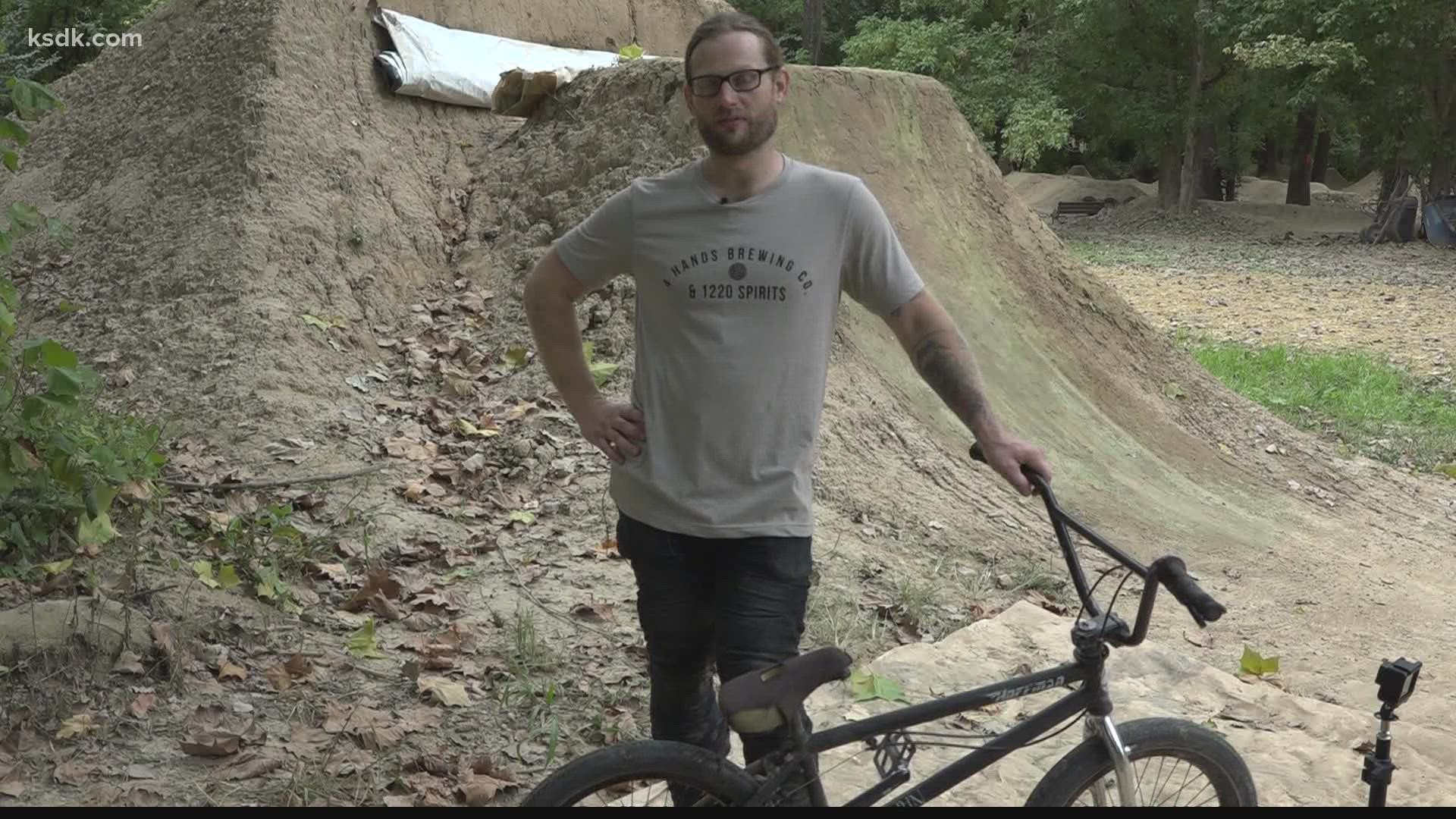 The St. Louis Bike Park is a special place for professional BMX rider Jack Warden.