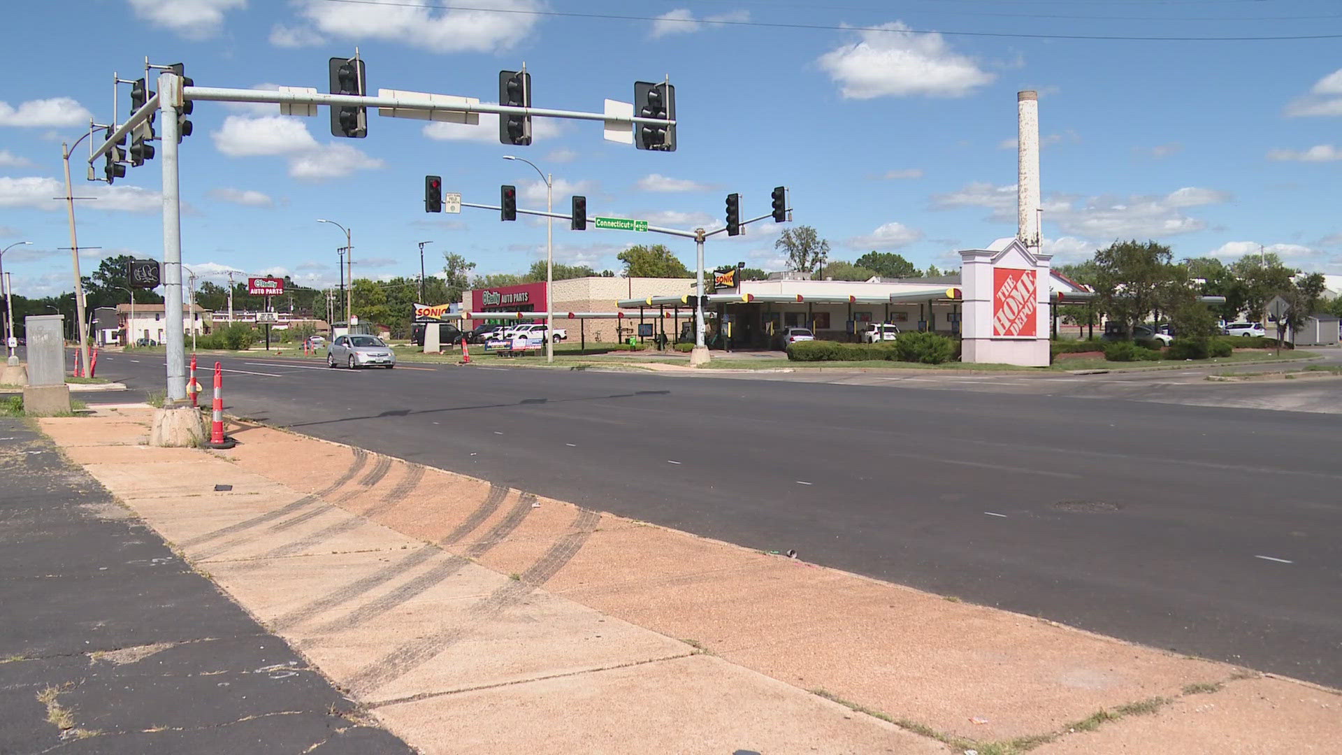 The 24-year-old had just left a gas station on South Kingshighway Boulevard, according to witnesses. The man was critically hurt.