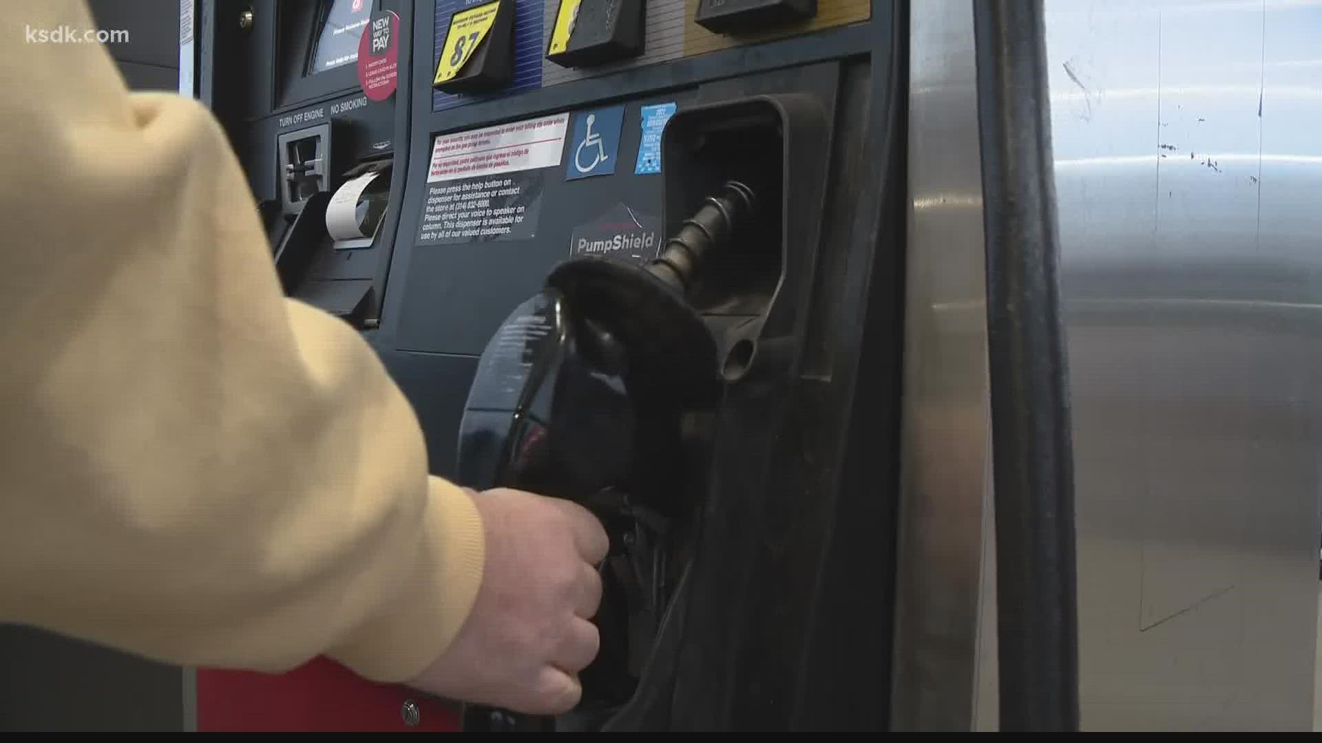 Truck drivers are paying a ton of money to fill up.
And while the trucking companies may be paying the costs now, it's really the consumer who's paying in the end.