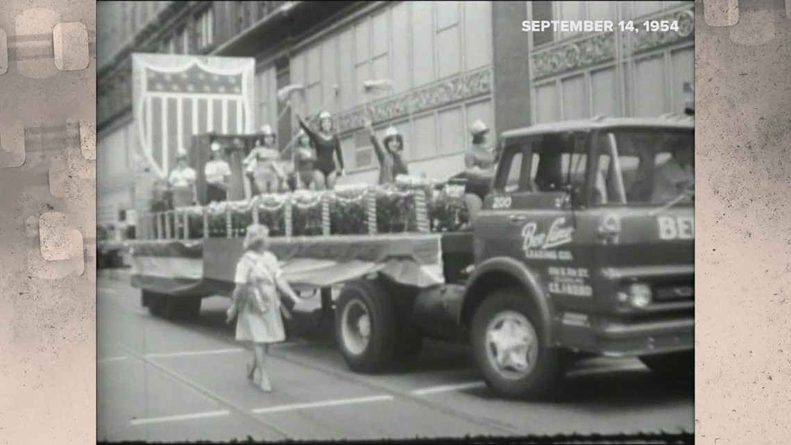 Vintage KSDK: Suffragettes march in parade