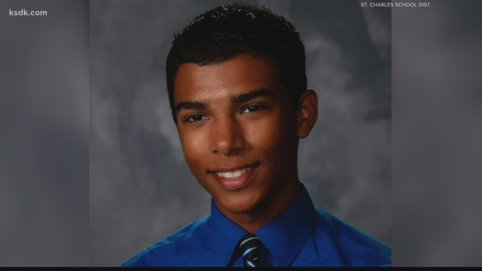 A young man from St. Charles was killed on his college campus when a gun accidentally went off.