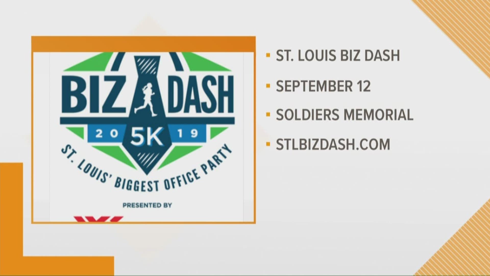 It's the ultimate team building and bonding experience for local companies. More than 200 of them and thousands of people are expected at this year's St. Louis Biz Dash at Soldiers Memorial. Tom Dolan of St. Louis Sports Commission is here talks about it.