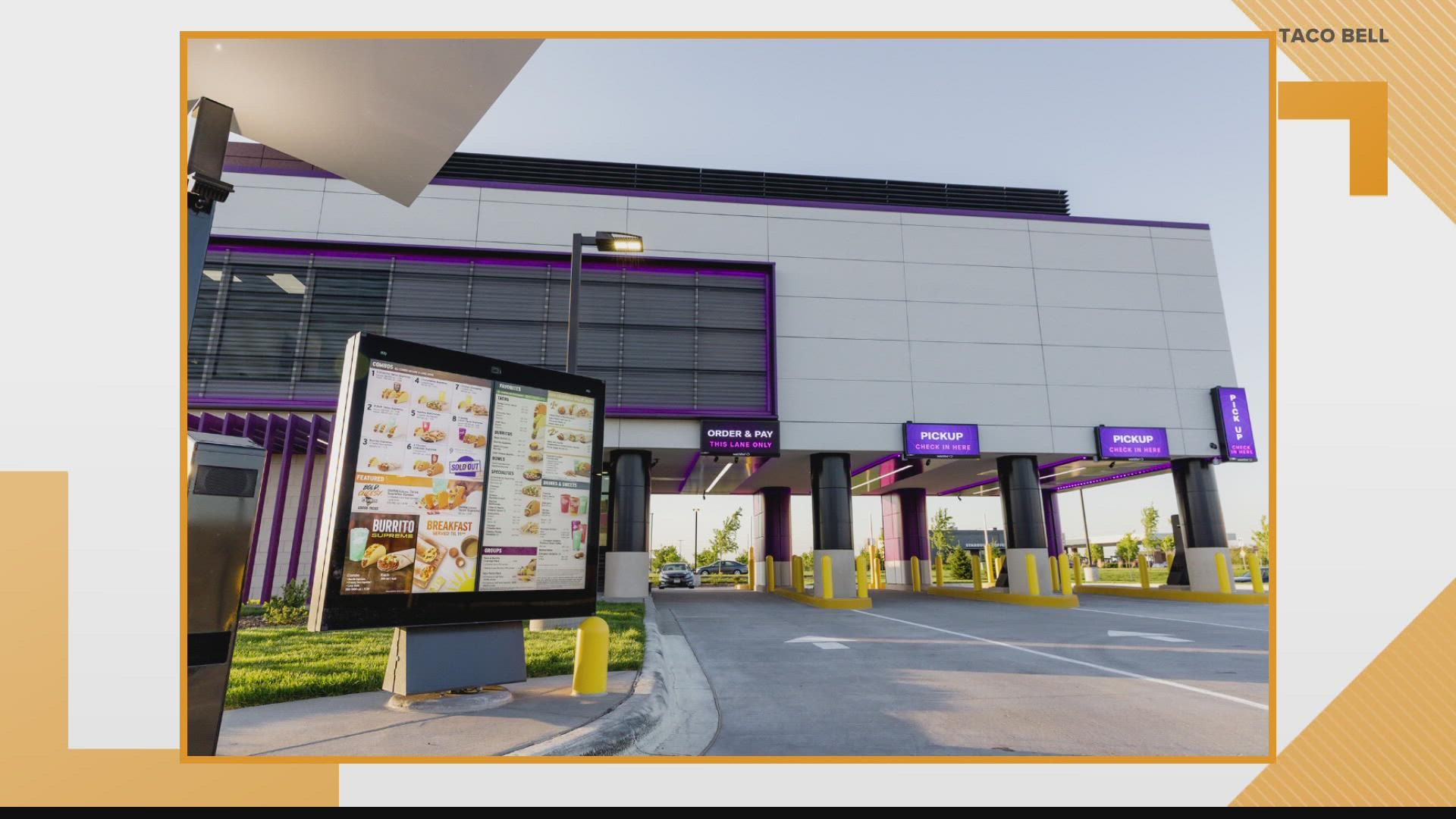 Take a look at the new 2-story Taco Bell