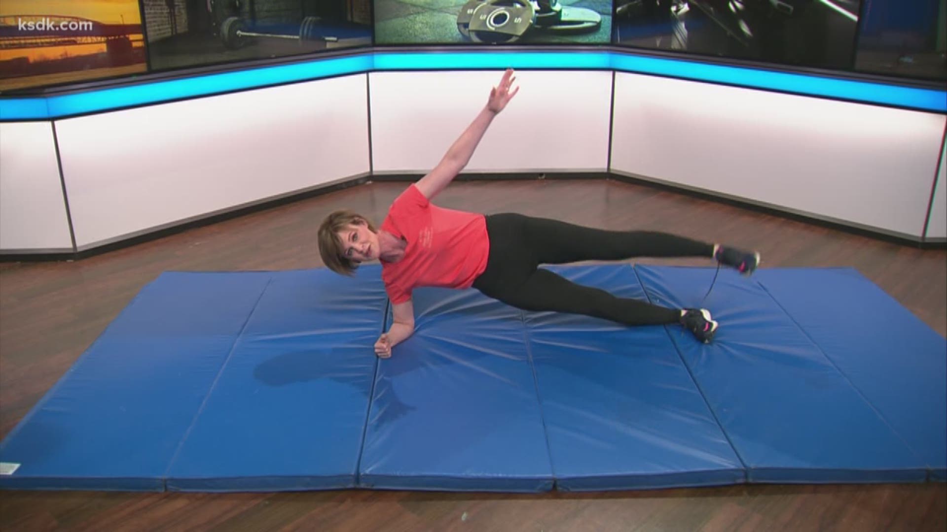 5 On Your Side's Monica Adams shows everyone how to keep up with their workouts from home.