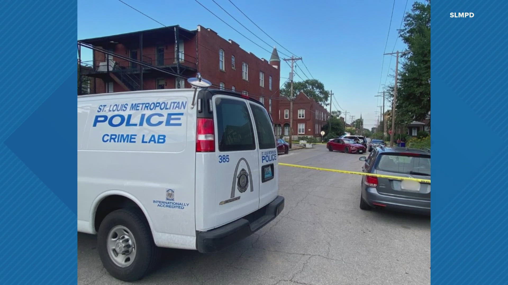 A 16-year-old who was fleeing St. Louis police officers ran out into the street and was struck by a police SUV, the department said.