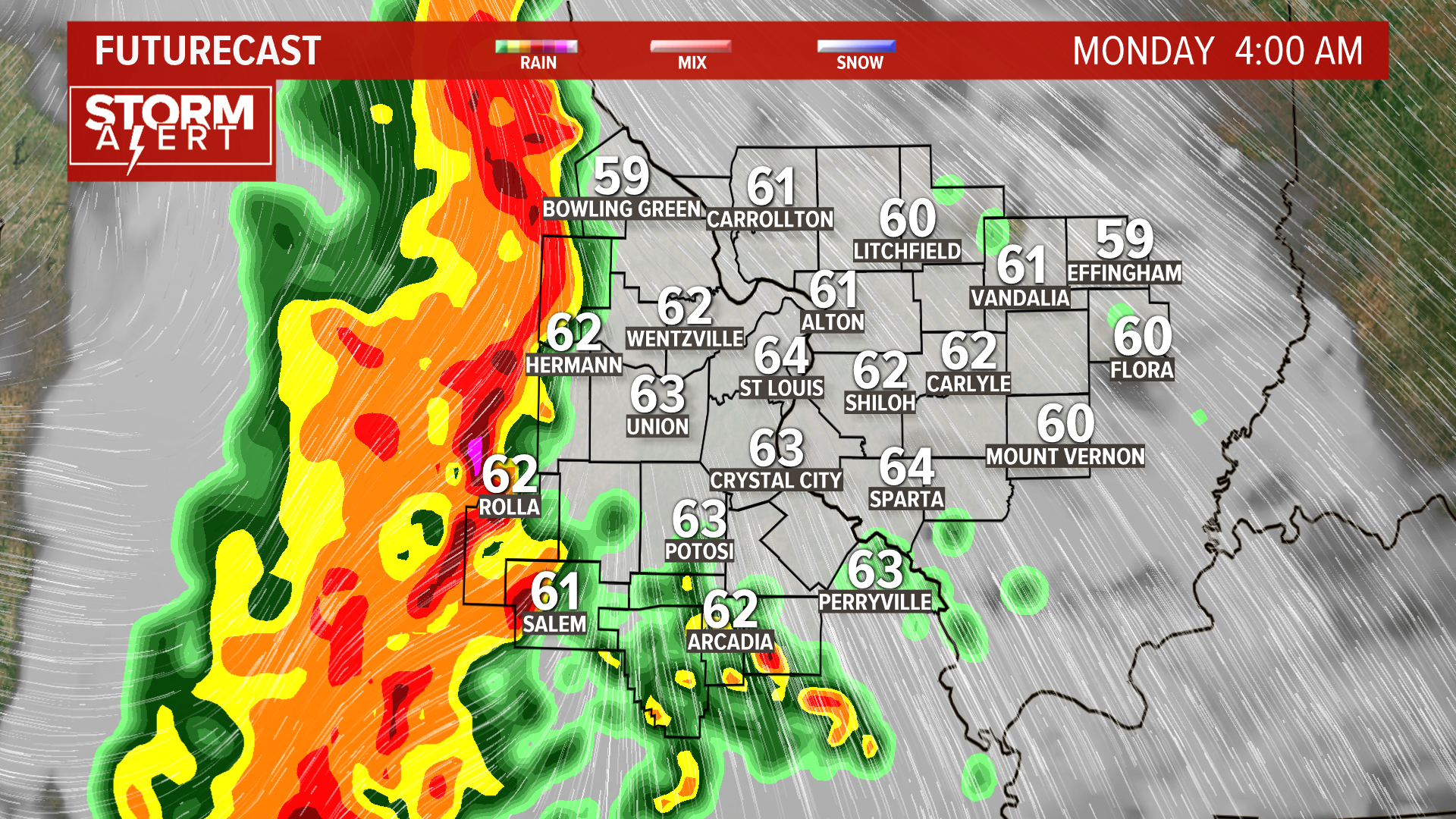 St. Louis weather forecast | Strong storms and windy conditions | ksdk.com