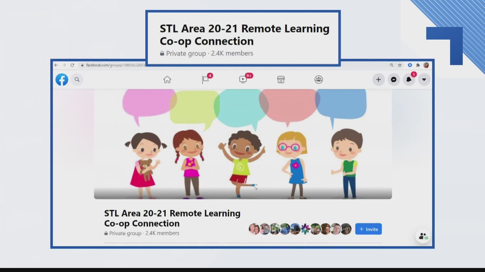 Parents coming together on Facebook to help each other with remote learning