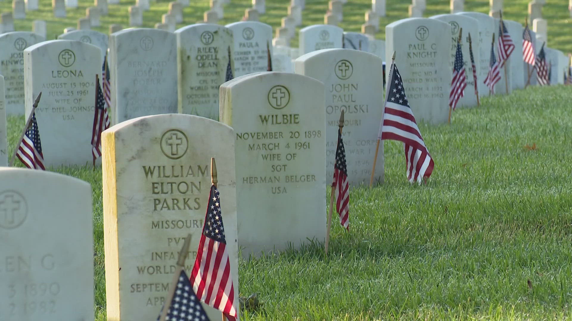 In remembrance of 9/11, the public was called to volunteer to clean headstones at the cemetery.