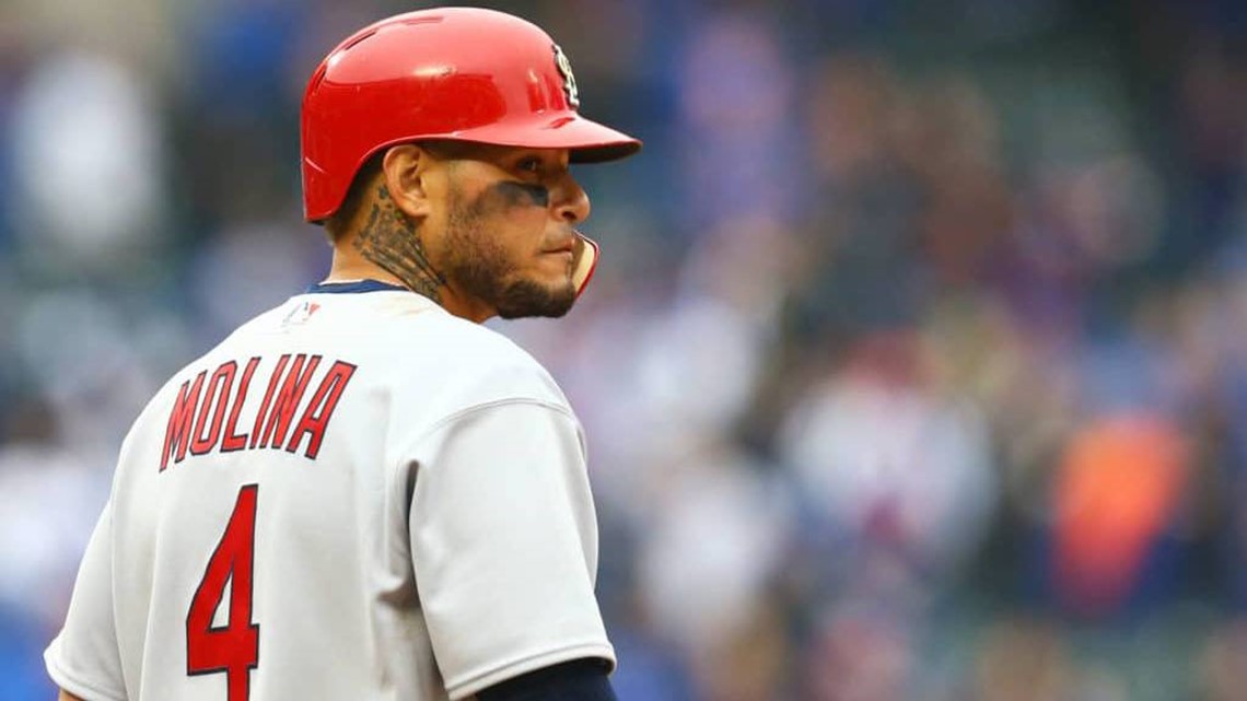 Yadi being Yadi, The perfect recipe for the Cardinals-Cubs rivalry