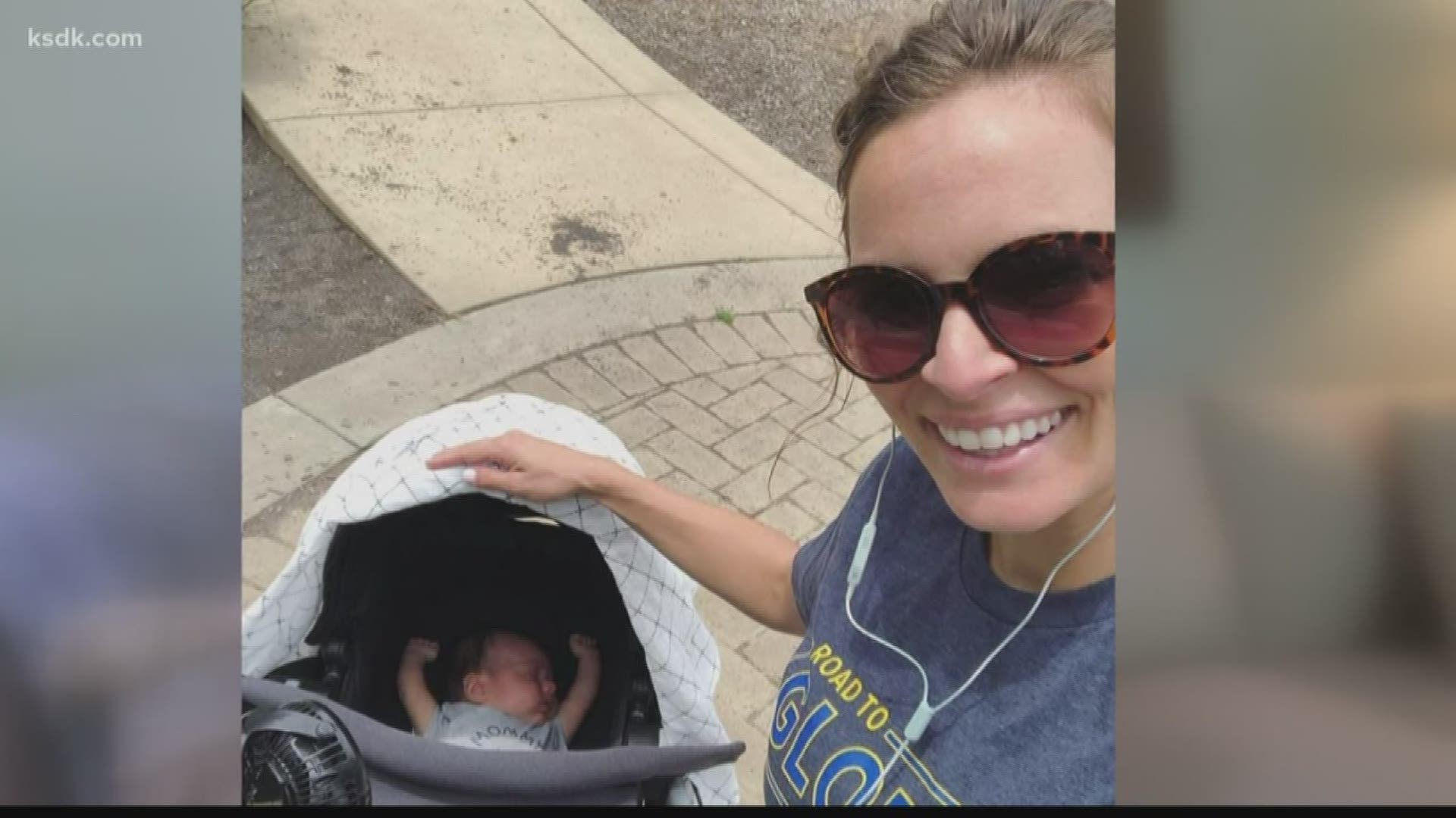 Abby Llorico caught up with Allie Corey and baby Kingston.