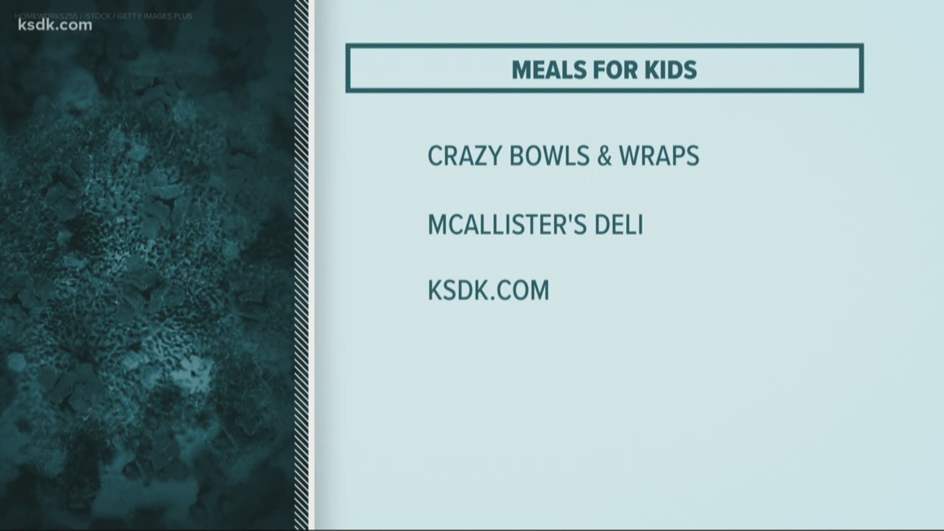 Restaurants and non-profits are offering free meals while schools are closed due to coronavirus concerns