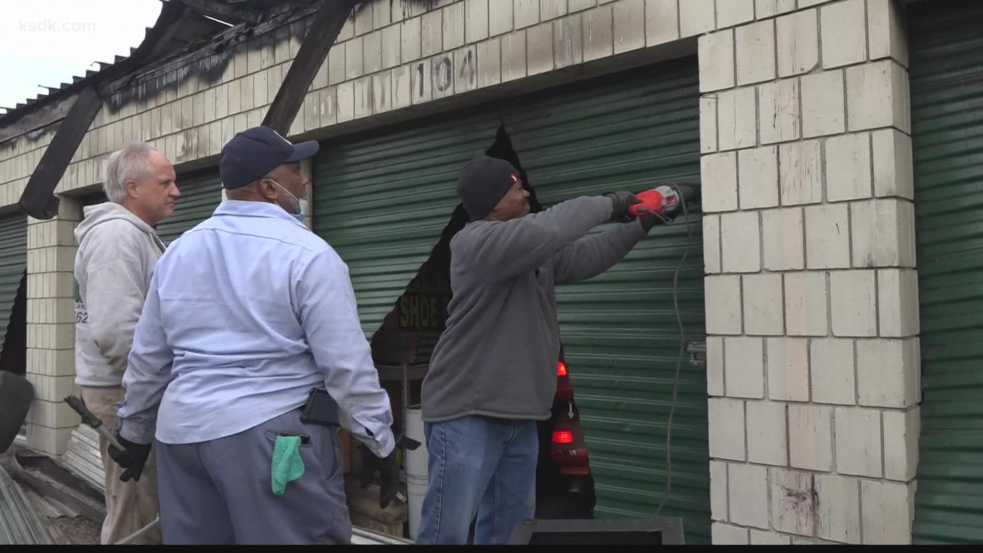 It happened early Monday morning at Uncle Scotty's Mini Storage.