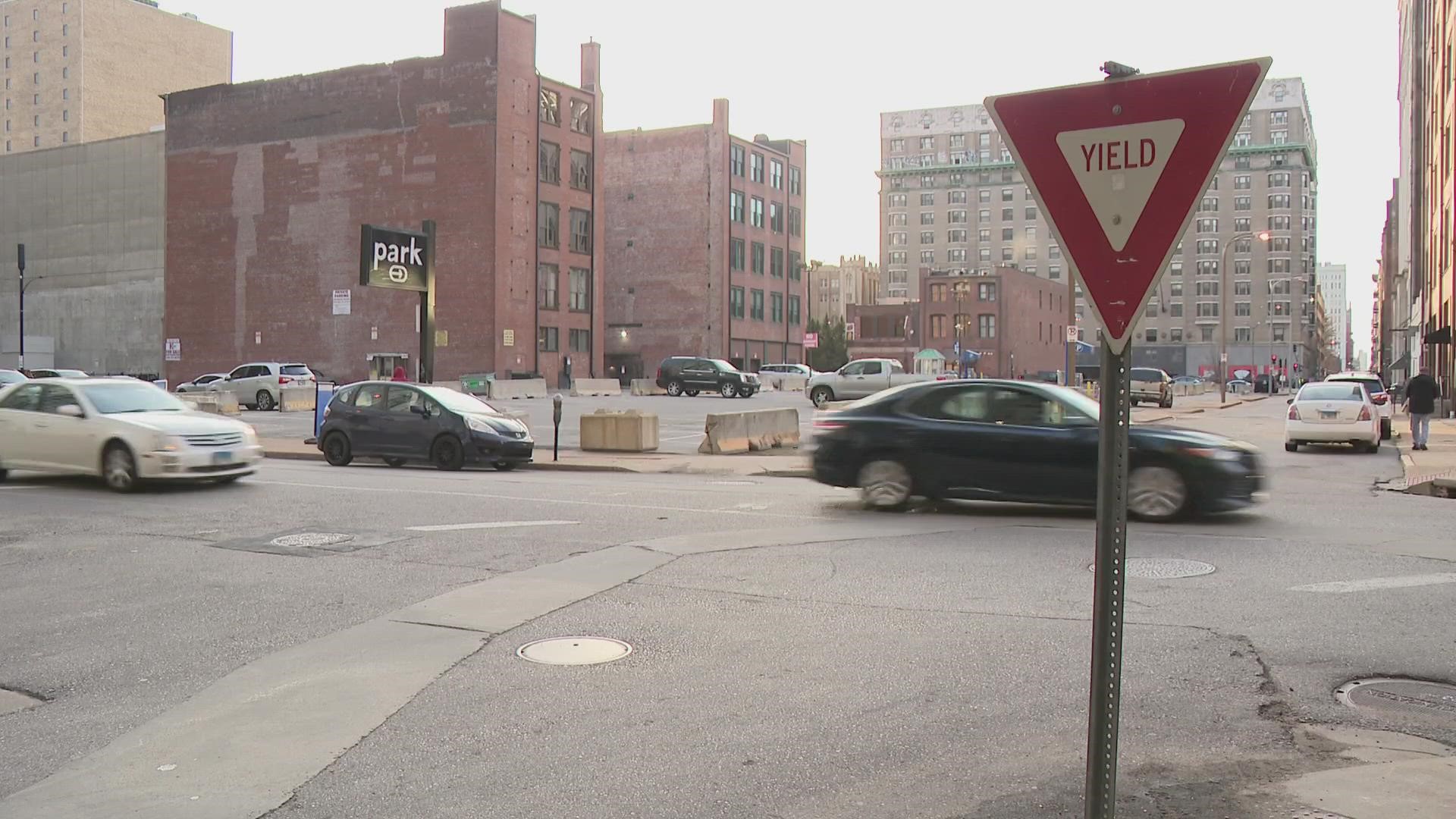 Some people in downtown St. Louis say more stop signs are needed, including on St. Charles Street where a teenager suffered life-changing injuries last week.
