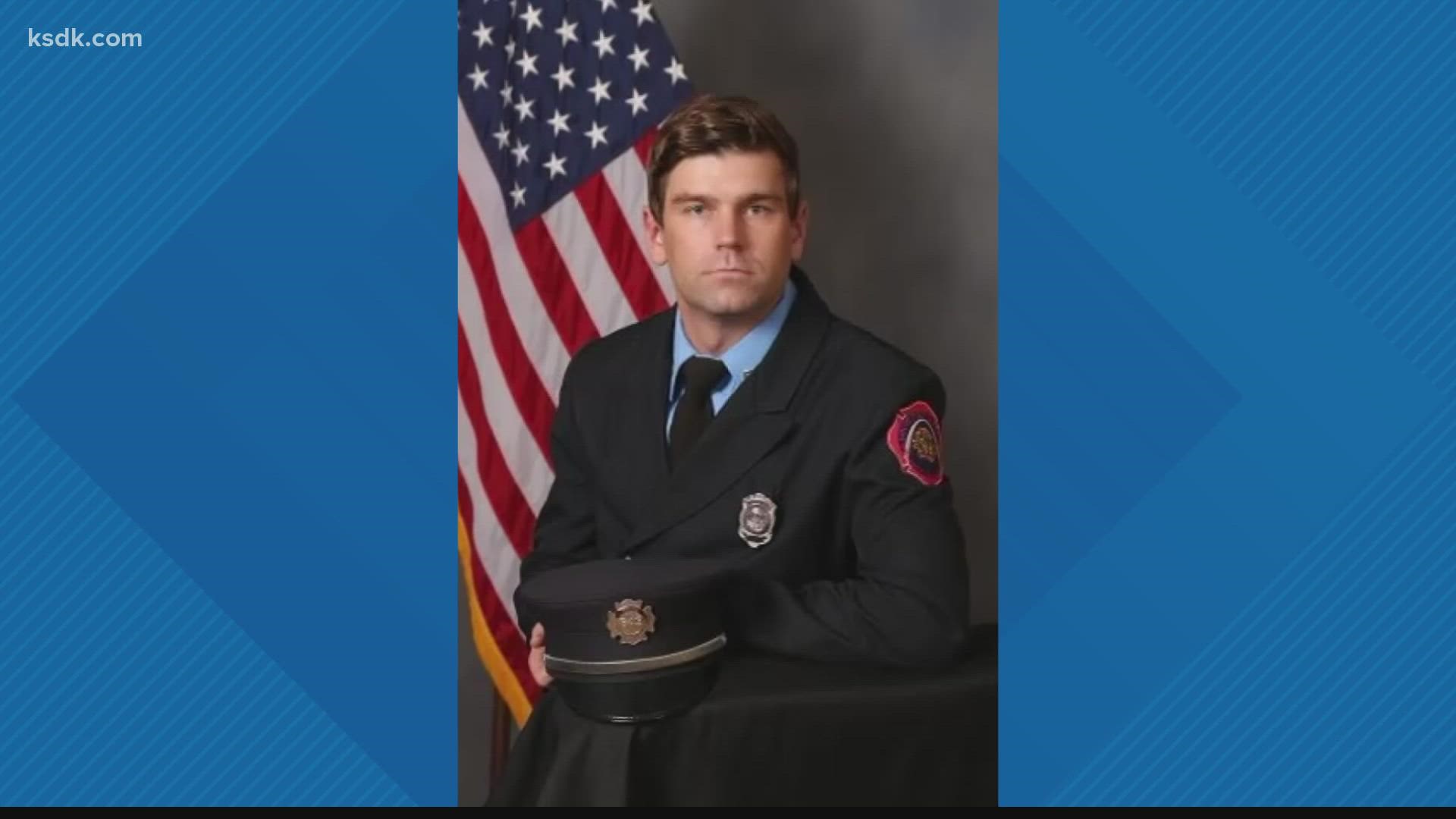 Support is pouring in for a St. Louis Firefighter who died in the line of duty. Thursday, a roof collapsed at a vacant home that was on fire killing him.