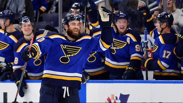 St. Louis Blues' Ryan O'Reilly in action during an NHL hockey game
