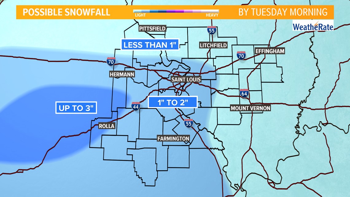 STORM ALERT | Winter Weather Advisory Monday for accumulating snow ...