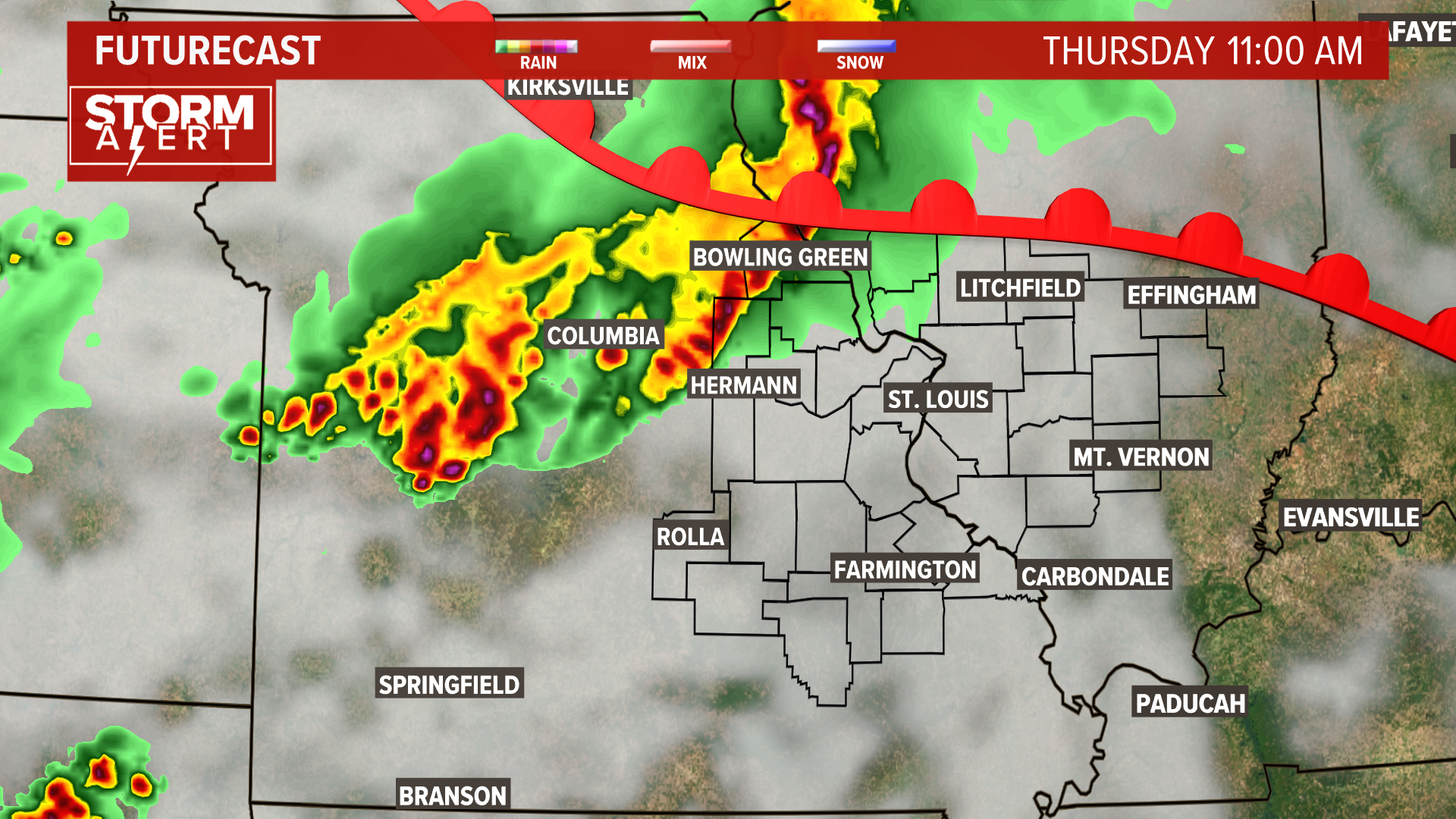Tracking strong storms in the St. Louis area | ksdk.com