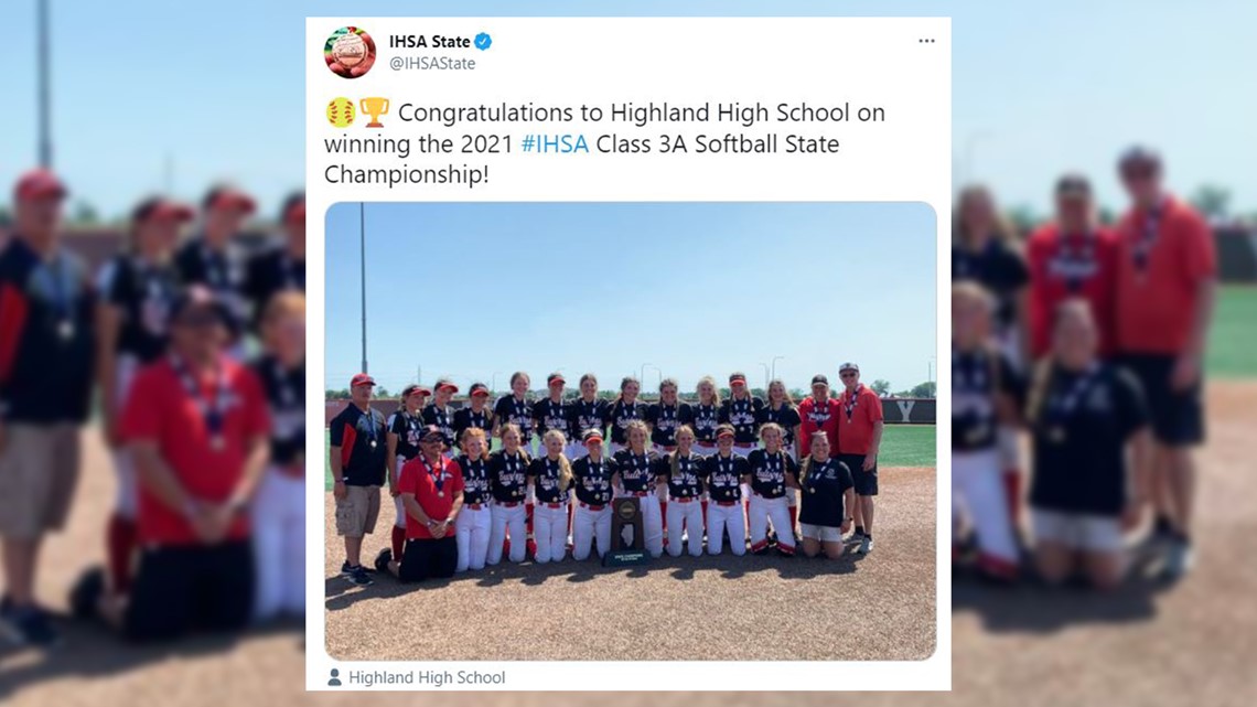 Highland makes history with first softball state title