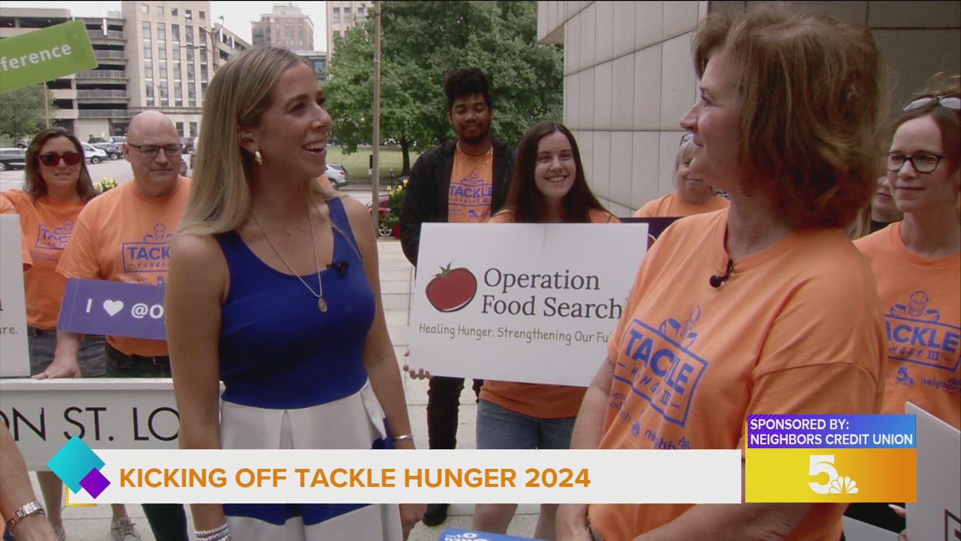 Today is the kick-off of Tackle Hunger, we are joined by our friends at Neighbors Credit Union and Operation Food Search to hear how you can get involved and help