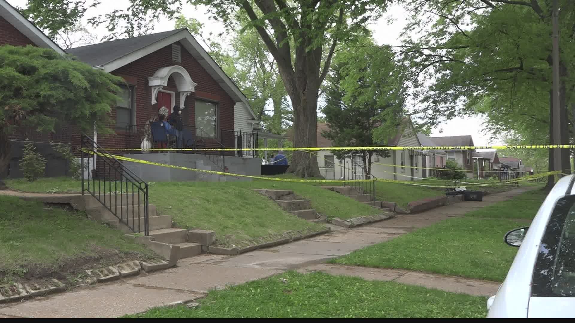 Officers found two people with gunshot wounds in a residential area of University City