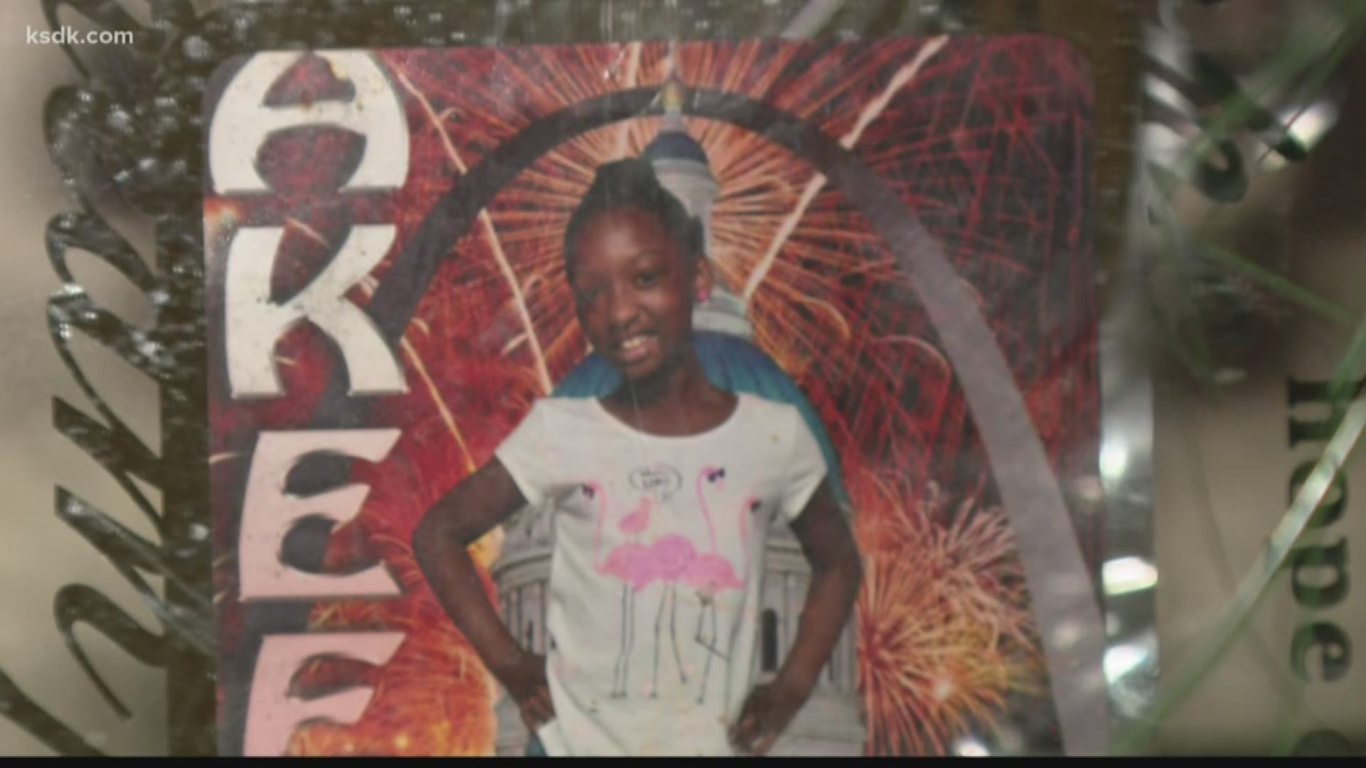 The young girl was hit and killed in October.