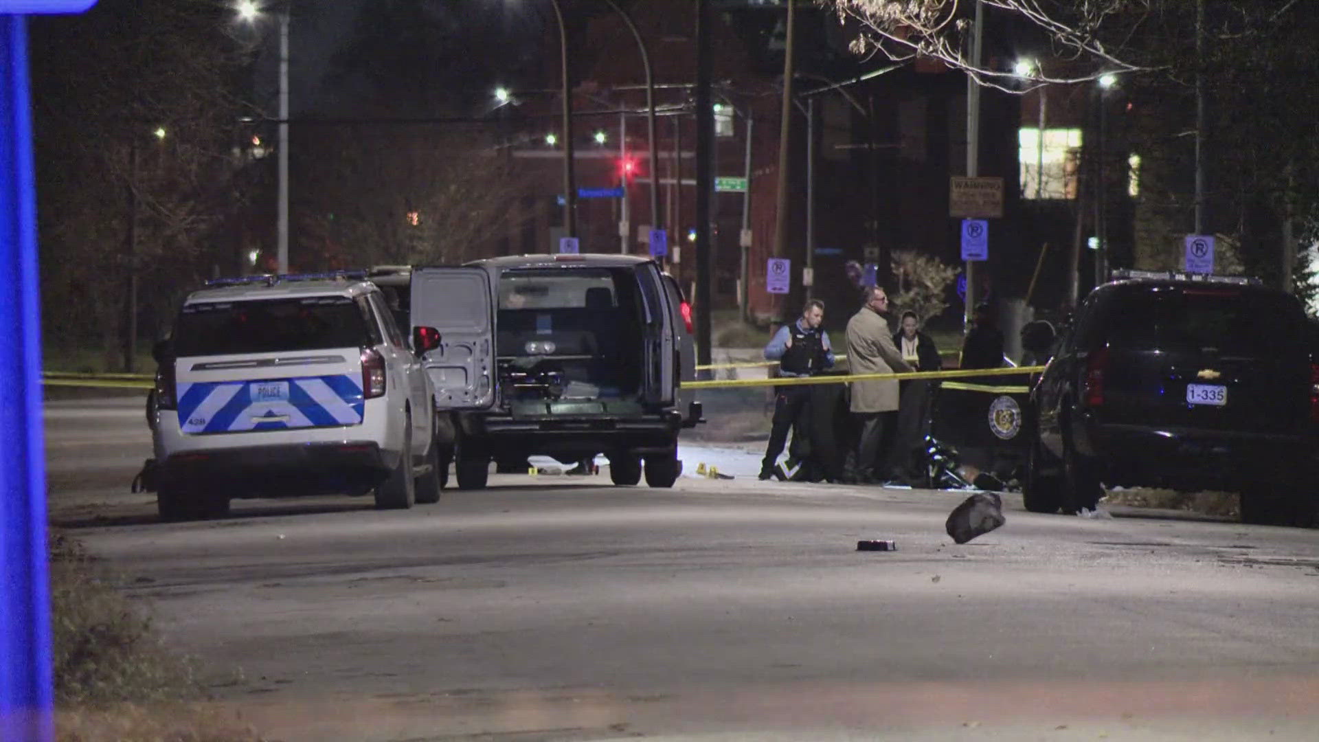 A 40-year-old man was shot and killed Wednesday night in north St. Louis. It happened near Vashon High School.