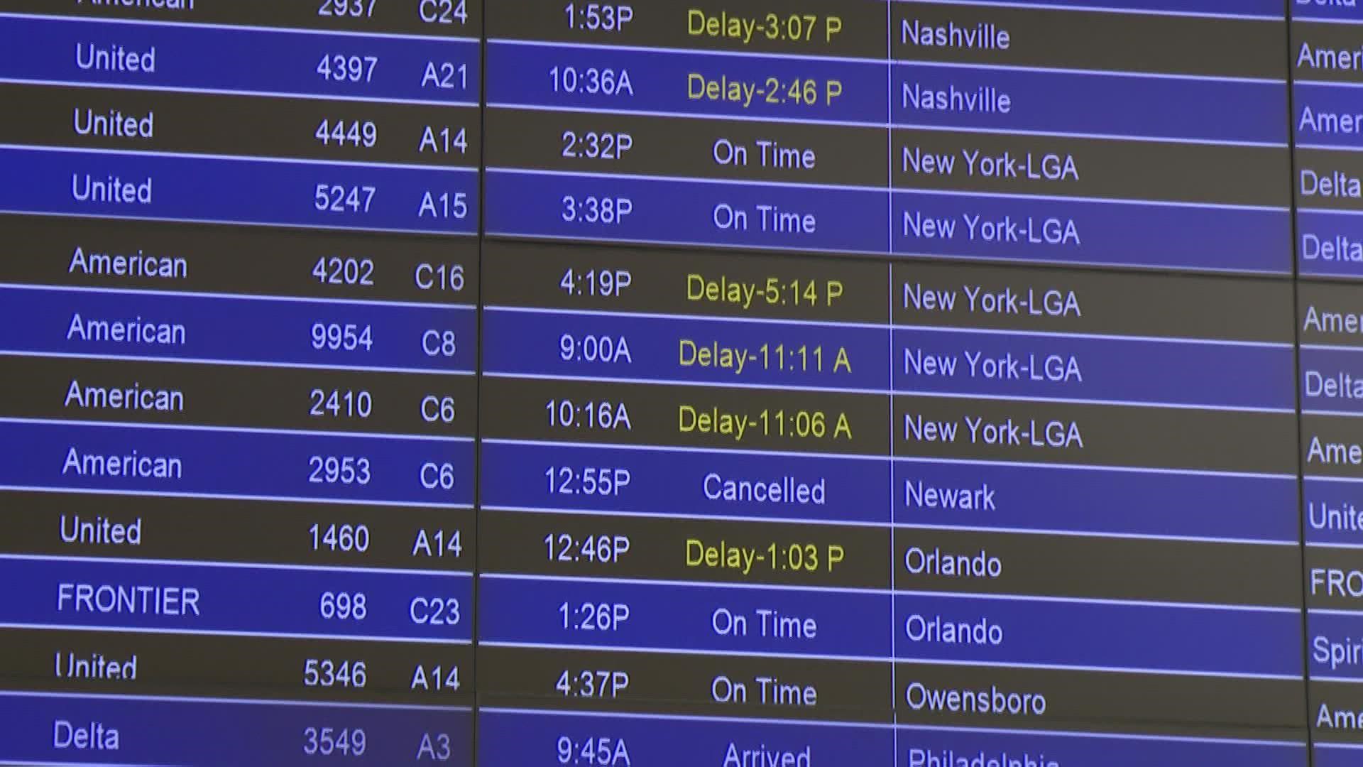 The system outage caused thousands of delays across the county. Those delays included flights at Lambert.