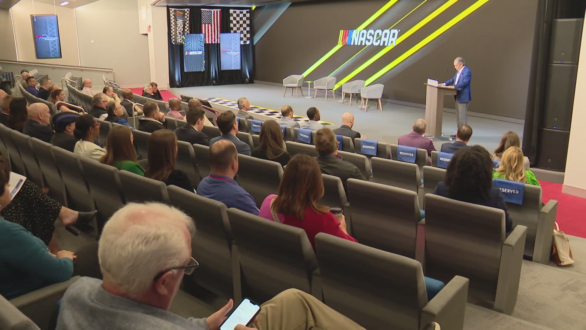Over 160 business leaders in the St. Louis area came to hear more about the sport from NASCAR President Steve Phelps. The race has been a hit at the turnstile.