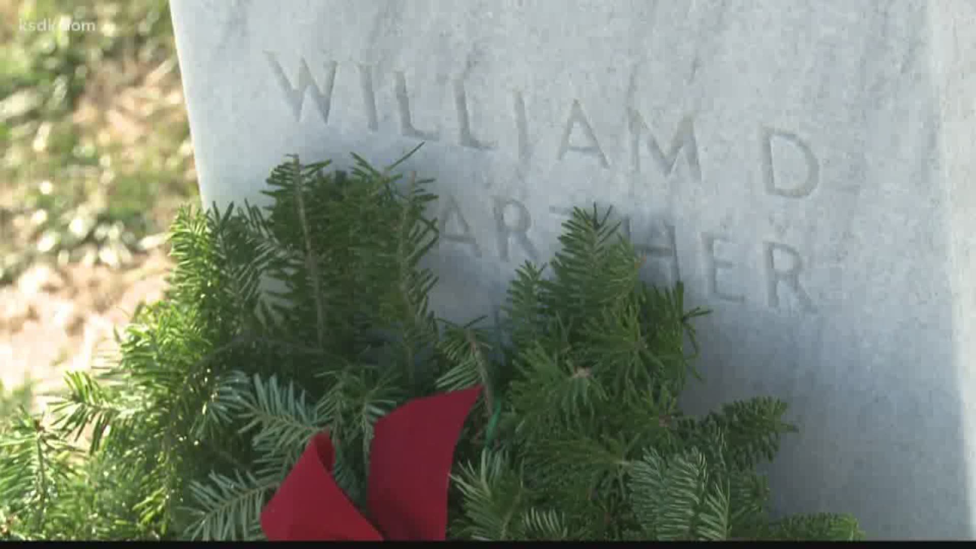 Wreaths Across America is raising money to place as many wreaths as possible on the graves at Jefferson Barracks.