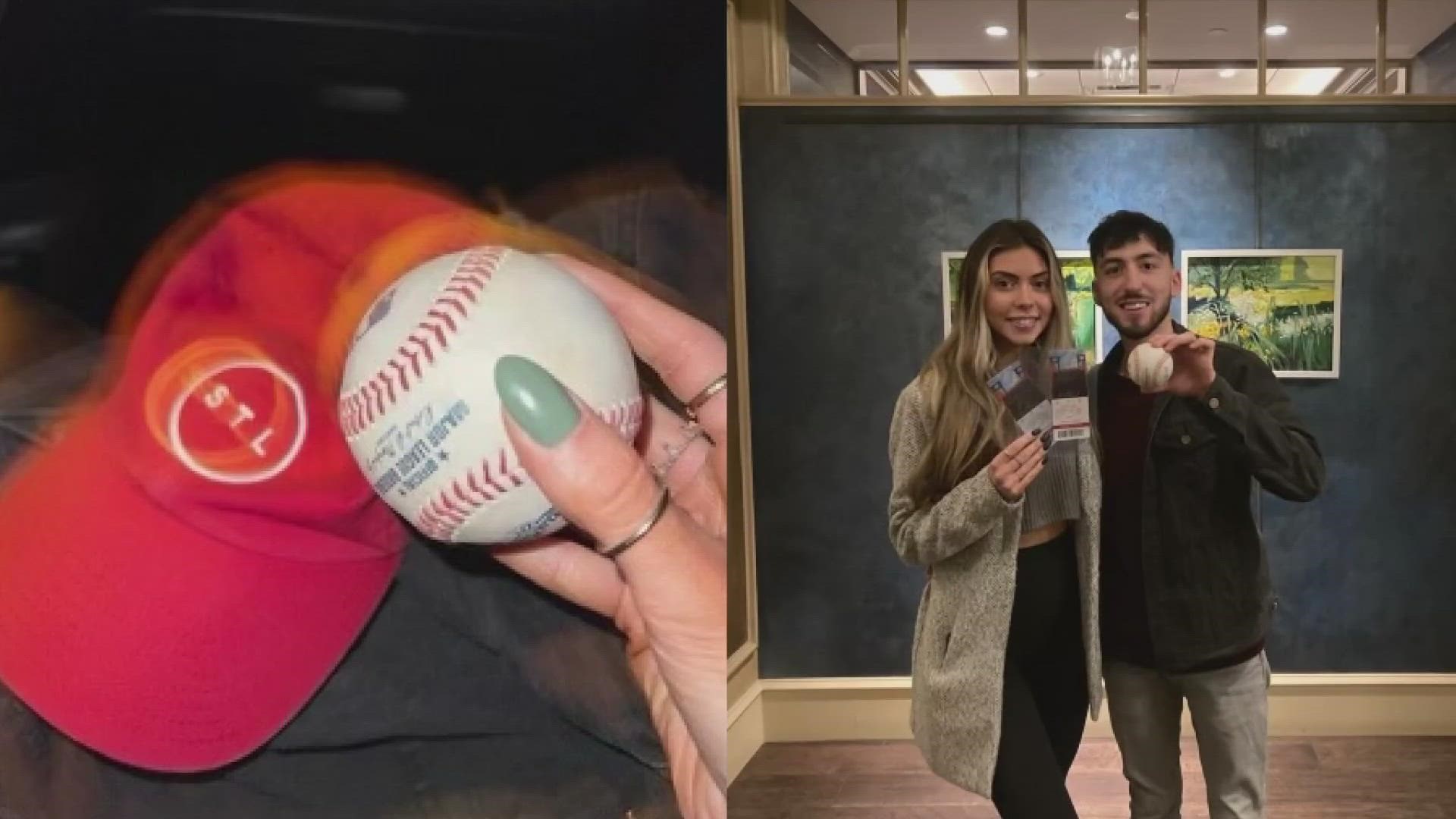 They are a young couple who bought two tickets to a baseball game on Sept. 30. Each ticket cost $75 and they ended up getting their money’s worth.