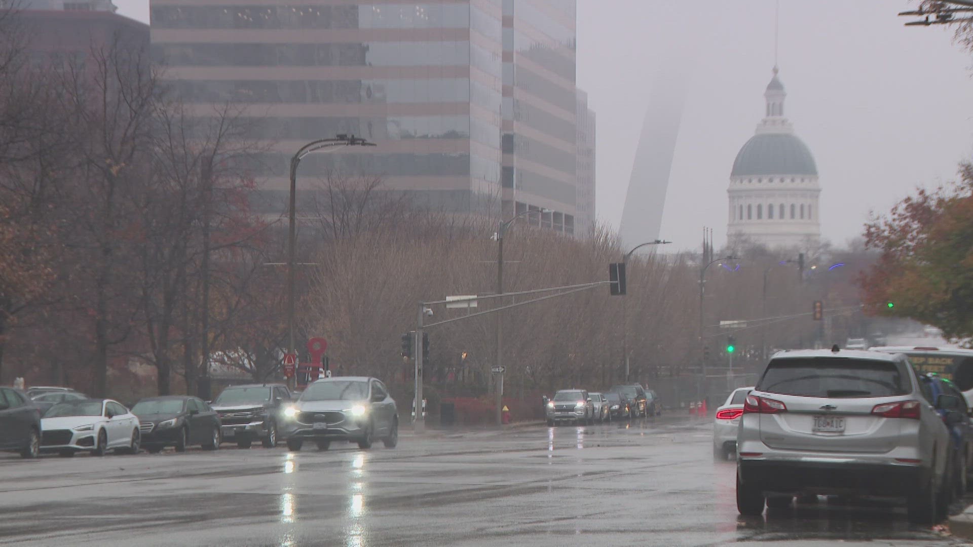 The rain last night was helpful, but it was far from a drought buster. It's a tough time of year to be in drought, as winter is the driest season in the bi-state.