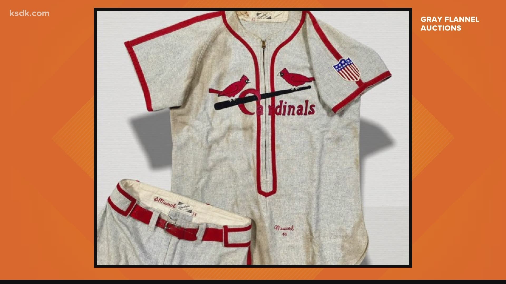 Bidding on the uniform began at $10,000. As of Monday afternoon, the current bid sits at $96,800