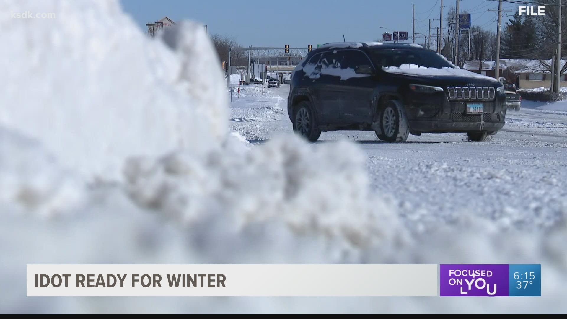 Barns are loaded with salt and plows are on the trucks, but IDOT hopes for more drivers behind the wheel for them.