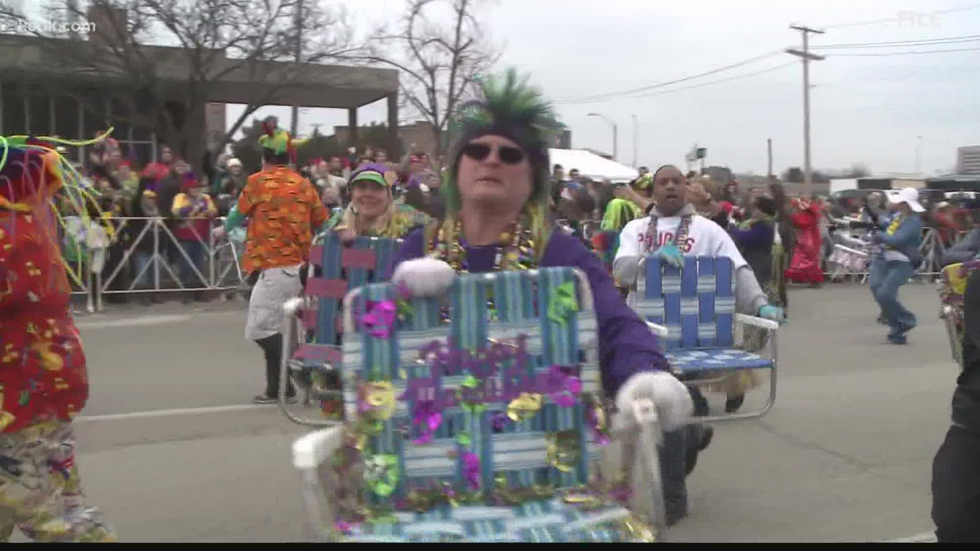 St. Louis' Mardi Gras celebration is often called the largest outside of New Orleans, but representatives say they've never made that claim.