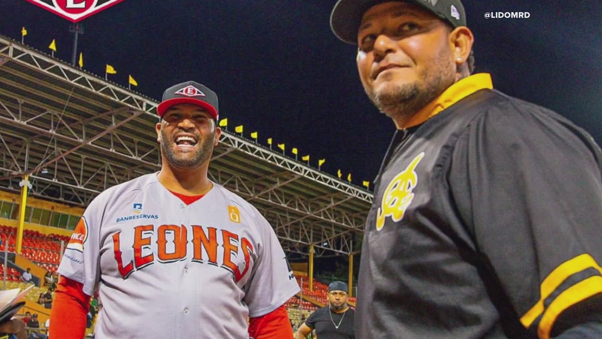 Albert Pujols and Yadier Molina faced off for the first time as managers. The pair of future Hall of Famers battled down the Dominican Winter League on Tuesday night