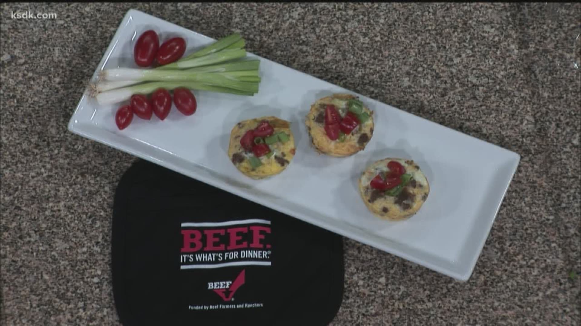 This recipe demonstrated by Jaelyn Peckman of Missouri Beef Council makes a great breakfast on-the-go.