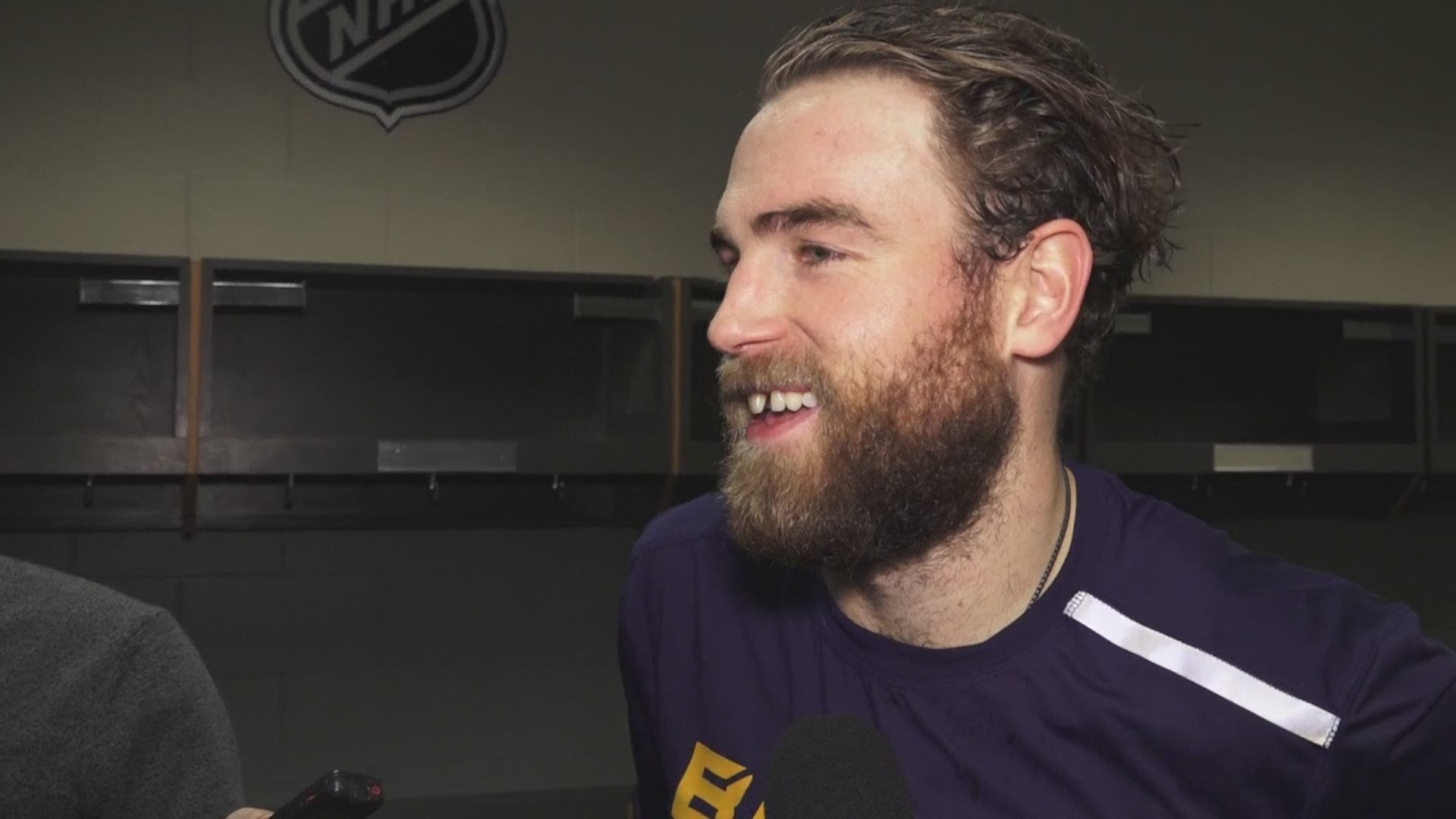 Ryan O’Reilly talks after the Blues get their second OT win in a row, beating the Minnesota Wild 4-3 Saturday. Video courtesy: St. Louis Blues