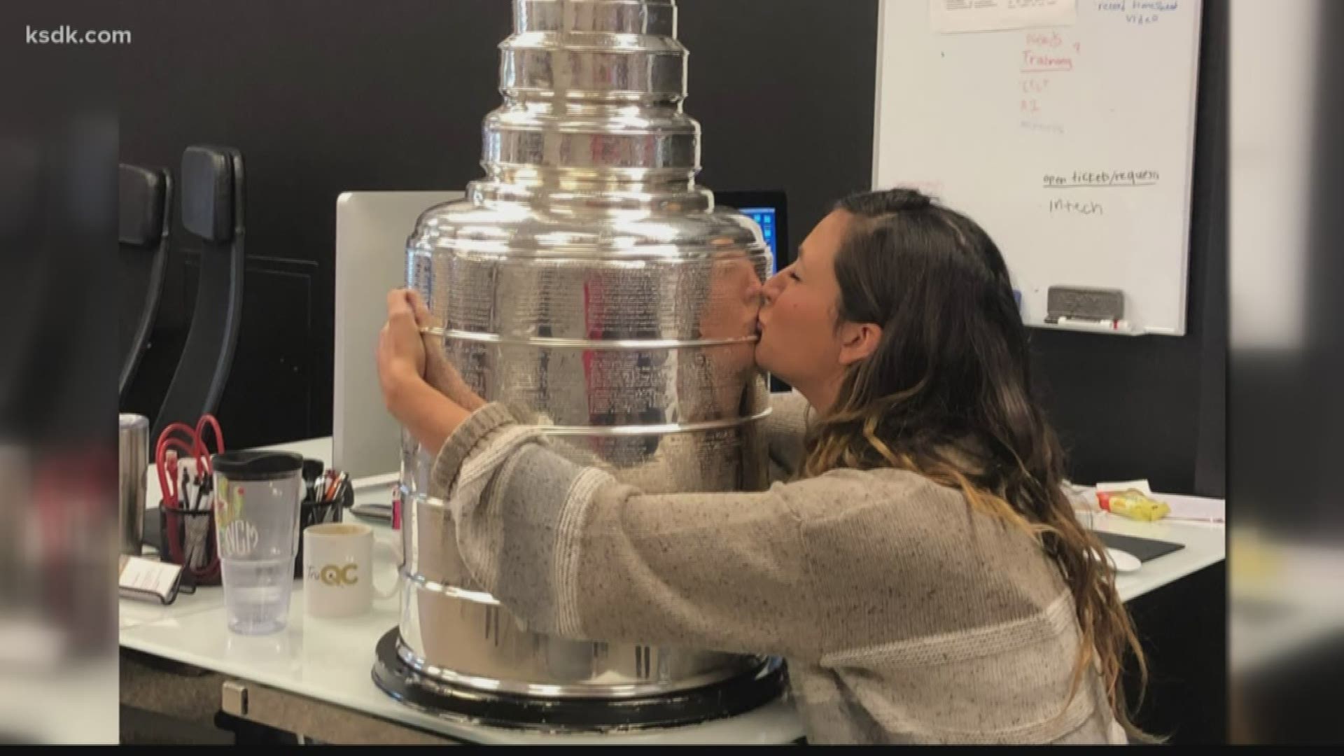 The account helped so many fans see the Cup, even though she never got the chance to see it herself. Until now.