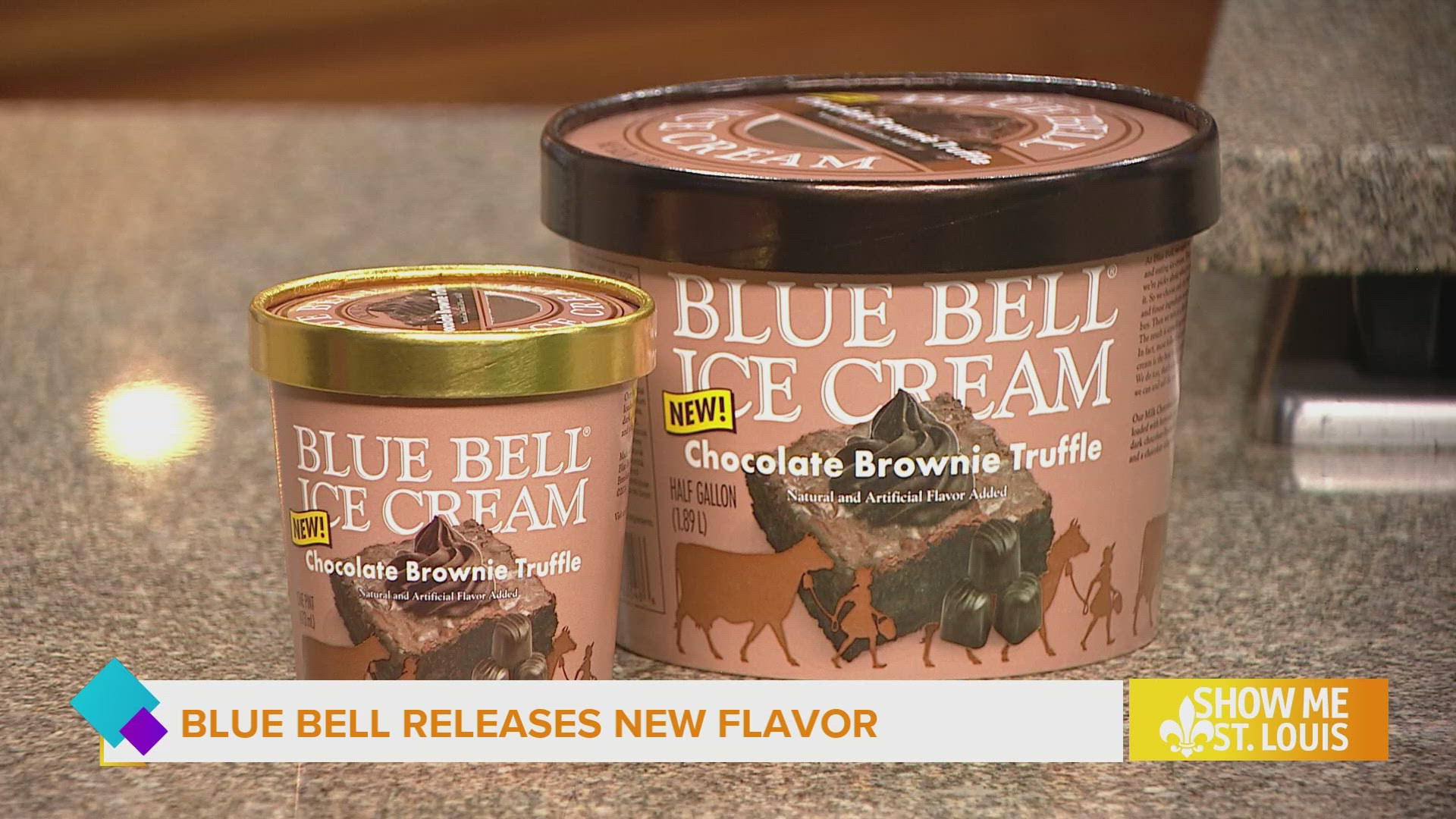 Chocolate Brownie Truffle is the new Blue Bell Creameries flavor that just hit the shelves - simply delicious!