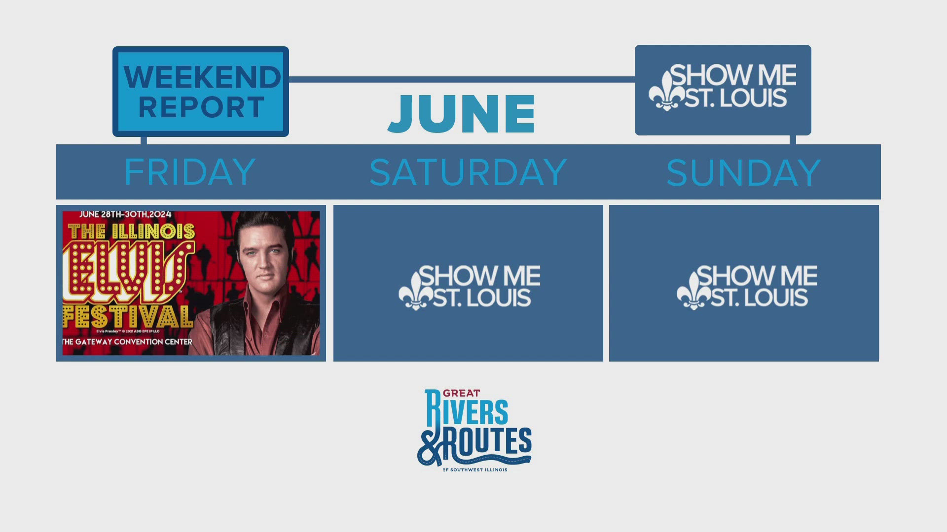 Looking for things to do this weekend? Tune into our weekly Great Rivers and Routes Weekend Report.
