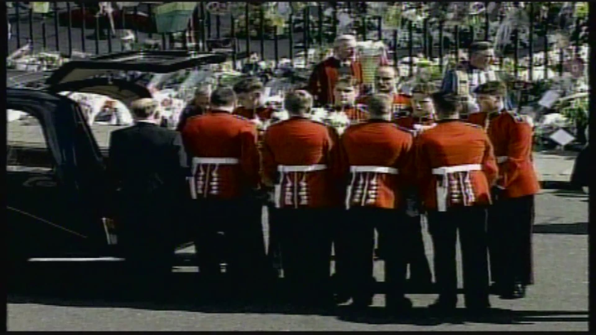Somber video aired on Five On Your Side of the funeral procession for Diana, Princess of Wales.