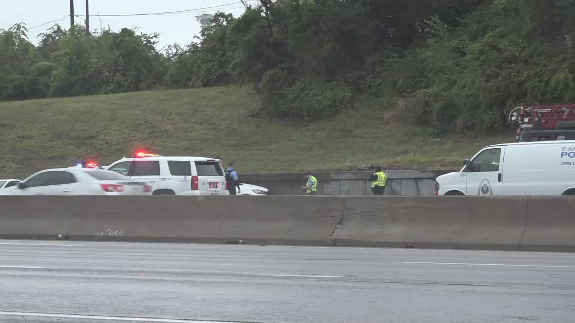 An SLMPD officer was hit by a car early Sunday morning.