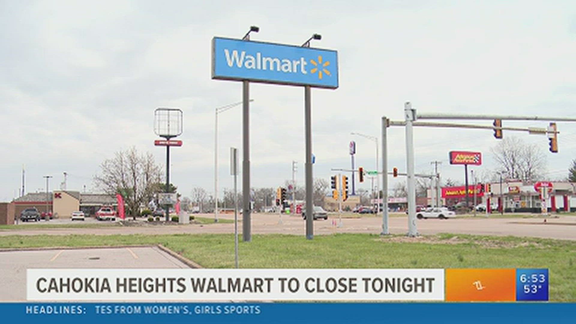 The Cahokia Heights Walmart will close for good Friday night. The next closest Walmart location is in Missouri at Interstate 255 and Telegraph Road.